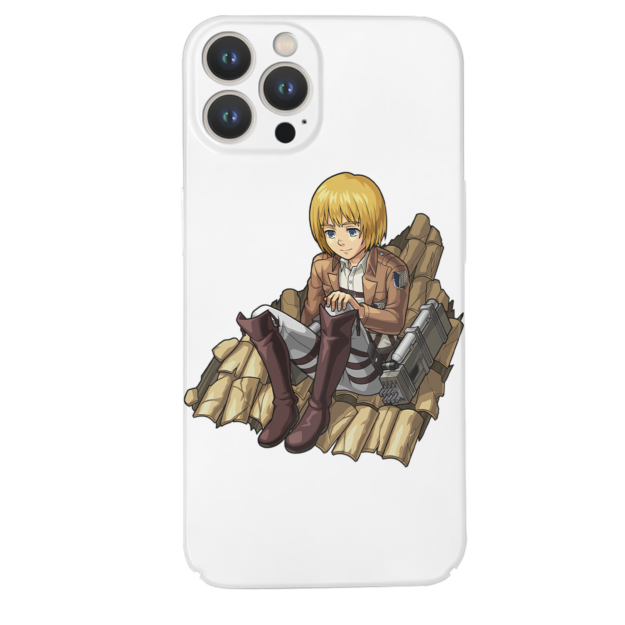 （画像用） 進撃の巨人 アルミン·アルレルト Attack on Titan Armin Arlert 【iPhone 14シリーズ対応】ハードケース